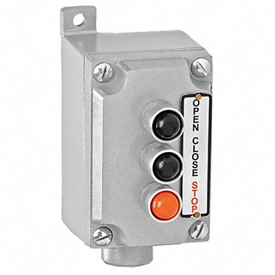 AMERICAN GARAGE DOOR SUPPLY 3EBX Control Station 3 Buttons Nema 7/9