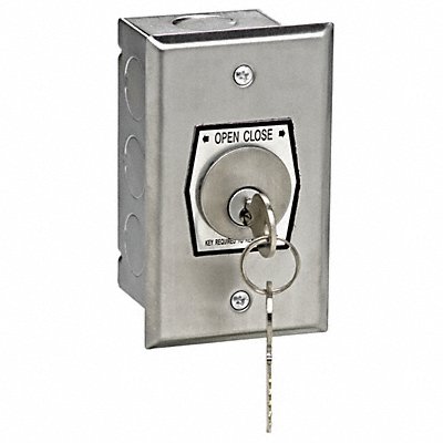 AMERICAN GARAGE DOOR SUPPLY HBF1 Keyswitch SS 2 Buttons Nema 1