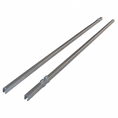 GRAINGER 36T470 Track kit 120 L Silver