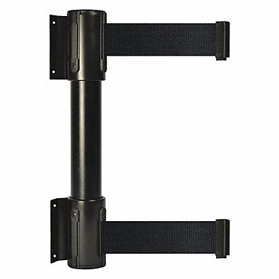 TENSABARRIER 896T233STDB9XC Belt Barrier 7-1/2 ft 2 Belts Black