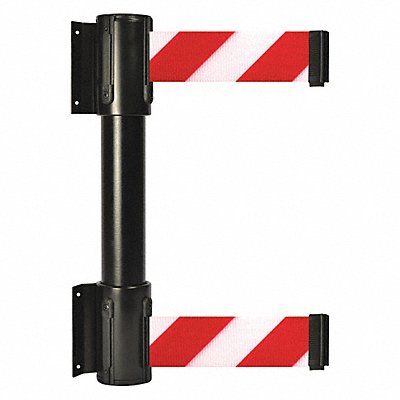 TENSABARRIER 896T233STDD3XC Belt Barrier 7-1/2 ft Red w/White Stripe