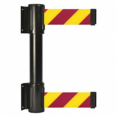TENSABARRIER 896T233MAXD5XC Belt Barrier 13 ft Magenta/Yellow Diag