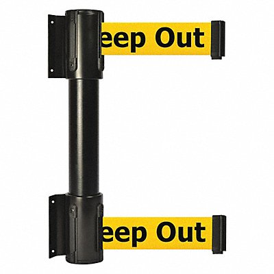 TENSABARRIER 896T233MAXYDXC Belt Barrier 13 ft Danger-Keep Out Black