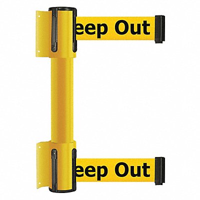TENSABARRIER 896T235MAXYDXC Belt Barrier Danger - Keep Out Yellow