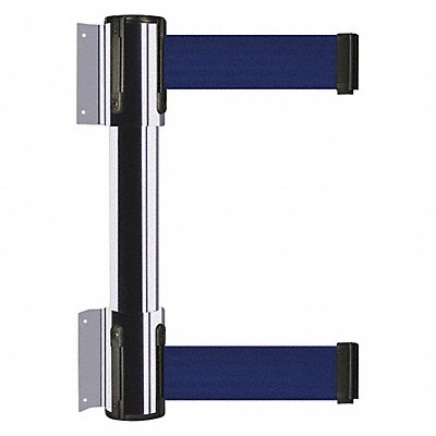 TENSABARRIER 896T21PMAXL5XC Belt Barrier Blue Polished Chrome