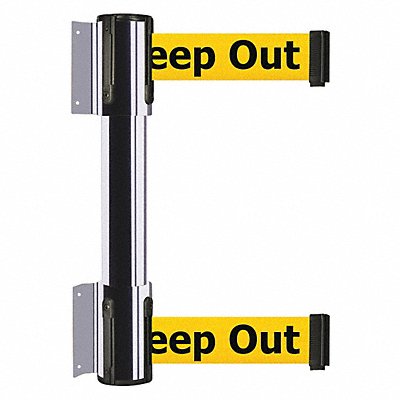 TENSABARRIER 896T21PMAXYDXC Belt Barrier Danger - Keep Out Chrome