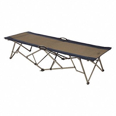 KAMP-RITE TENT COT INC FC811 EZ Fold Cot Blue/Grey 79inLx18-57/64inH