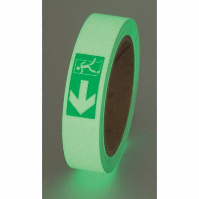 INCOM MANUFACTURING GT130EXL Floor Tape Green/White 1 inx30 ft Roll