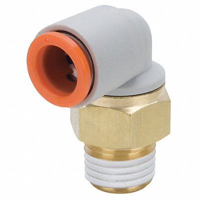 SMC KQ2L0701AS Male Elbow 90 Deg 1/4 in TubexMale BSPT