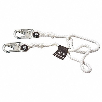 HONEYWELL MILLER 201RLS2Z720FTWH Positioning Lanyard White Fixed