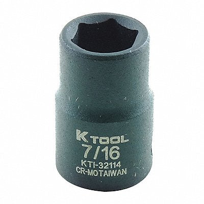 KTI KTI32114 Impact Socket SAE 7/16in. 1-3/16in.L Hex