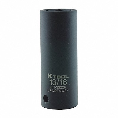 KTI KTI33226 Impact Socket SAE 13/16in 3-1/16in.L Hex