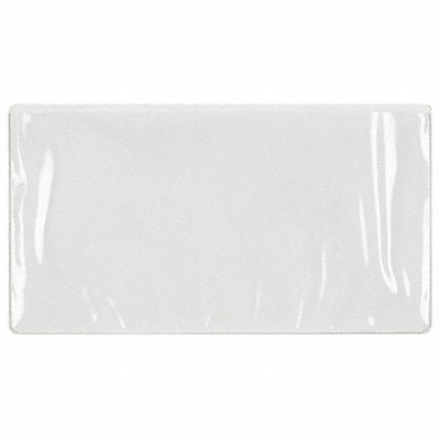 LEWISBINS 6120253 Label Holder Clear/Wht Glossy Pocket PK4