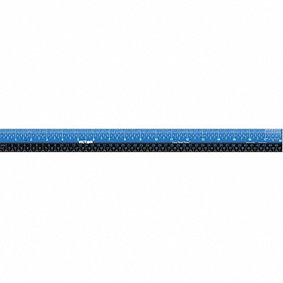 VICTOR EZ18SBL Ruler Inch Gloss Stainless Steel 18-1/4
