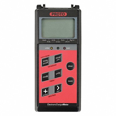 PROTO J6360B Electronic Torque Meter LCD 9V Battery