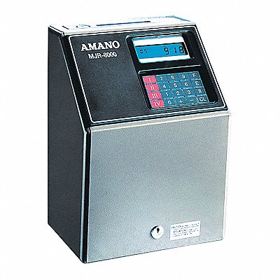 AMANO MJR8000N Time Clock Digital LCD