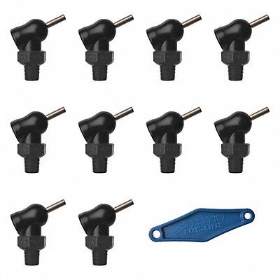 LOC-LINE 79042BLK Nozzle XR Style 0.062in.dia PK10
