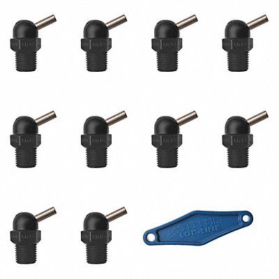 LOC-LINE 79062BLK Nozzle CT Style 0.062in.dia PK10