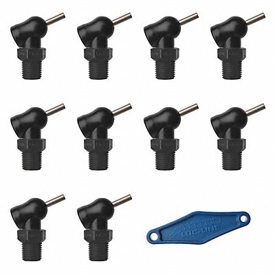 LOC-LINE 79090BLK Nozzle XR Style 0.117in.dia PK10