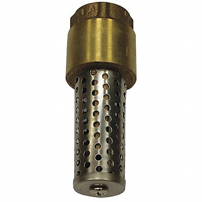 CAMPBELL FV5TLF Foot Valve Spring Brass 1-1/4