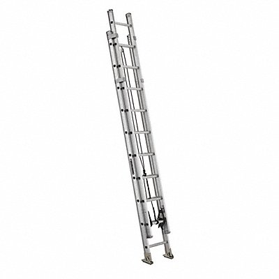 LOUISVILLE LADDER AE1220HD Extension Ladder Aluminum 20 ft IAA