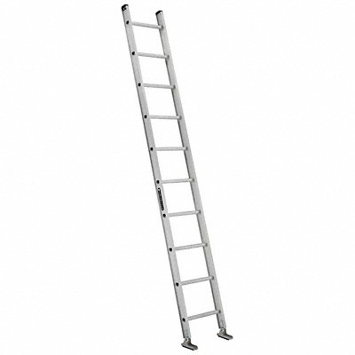 LOUISVILLE LADDER AE2110 Straight Ladder 300 lb Alum