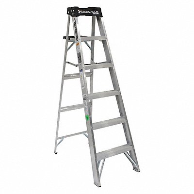 LOUISVILLE LADDER AS3006 Stepladder Alum 6 ft 300 lb.