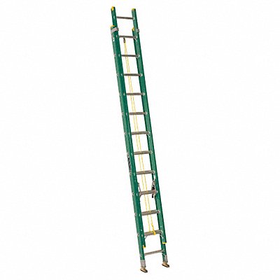 LOUISVILLE FE0624 Extension Ladder Fiberglass 24 ft II