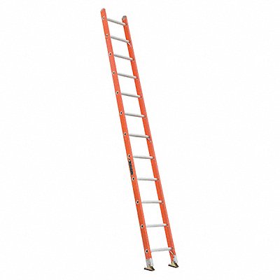LOUISVILLE LADDER FE3112 Straight Ladder 12 ft 300 lb Fg