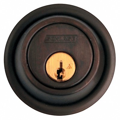 SCHLAGE B560P613 1-Cyl Deadbolt Standard Dark Bronze