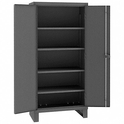 DURHAM MFG 37034S95 Storage Cabinet 78 x48 x24 Grey 4Shlv