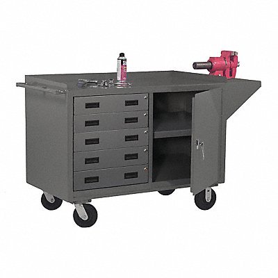 DURHAM MFG 340295 Cabinet Mobile Bench 60
