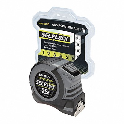 KOMELON SL52425 Tape Measure Self Lock 25 ft x 1.06