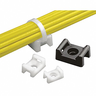 PANDUIT TM3S10C0 Tiemnt .62 w #10 Screw Wrnyl Bl PK100