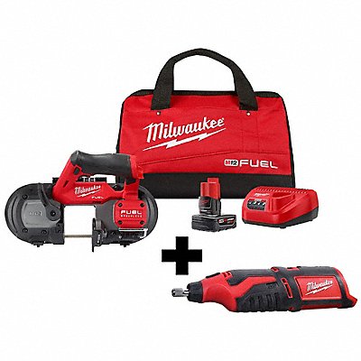 MILWAUKEE 252921XC246020 M12 Band Saw Kit and M12 Rotary Tool