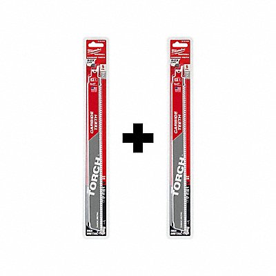 MILWAUKEE 4800550348005500 TORCH 12 7TPI Carbide 5PK w Extra 5PK