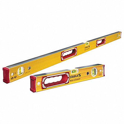 STABILA 37816 Box Beam Level Set 16 and 48 in L 2 Pc