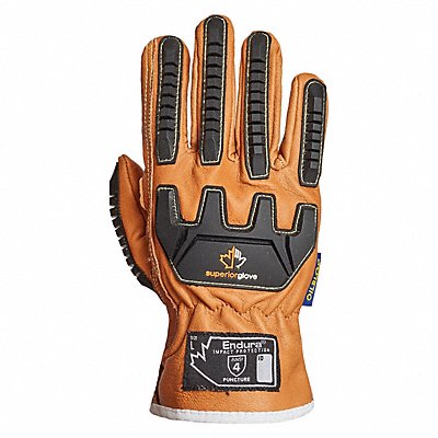 SUPERIOR GLOVE 378GKVSBM Leather Gloves M Goatskin PR