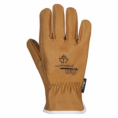 SUPERIOR GLOVE 378GOBXXL Leather Gloves Goatskin 2XL PK12