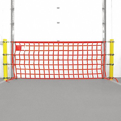 US NETTING BRSN4208 Existing Bollard Dock Door Net #8 4x20