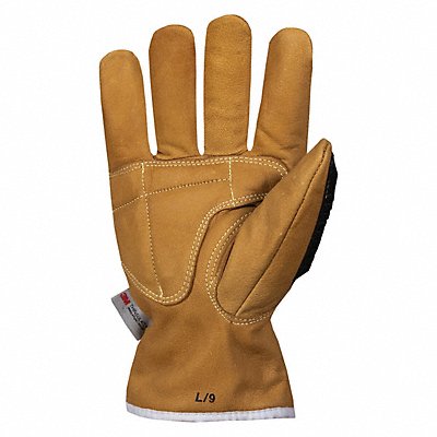 ENDURA 378TXTVBXL Leather Gloves Tan Back XL PR