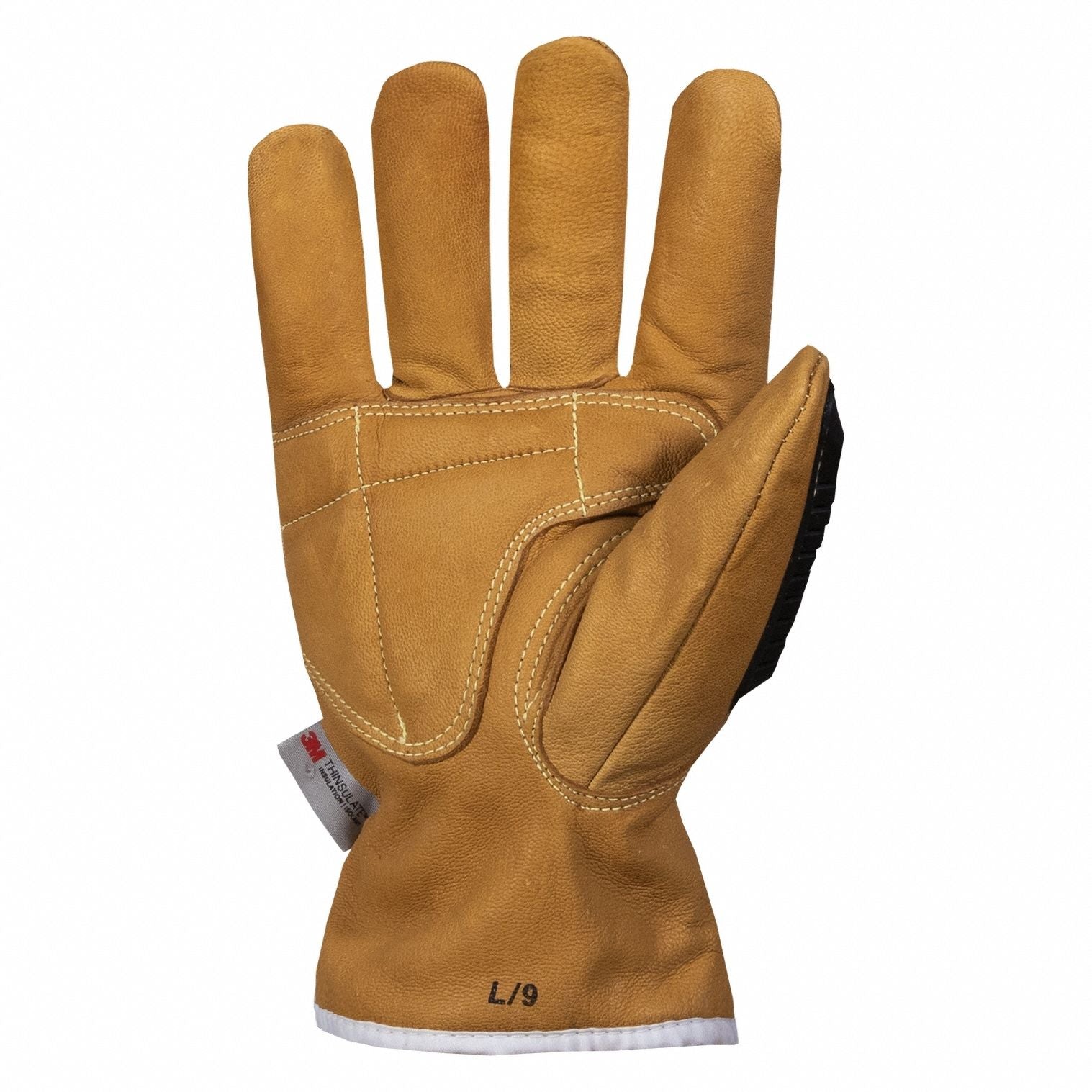 ENDURA 378TXTVBS Leather Gloves Tan Back S PR