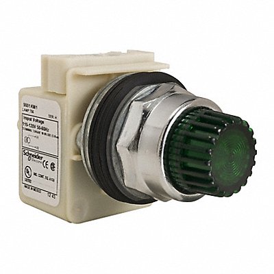 SCHNEIDER ELECTRIC 9001K2L1G Flush Push Button Green LED 30mm