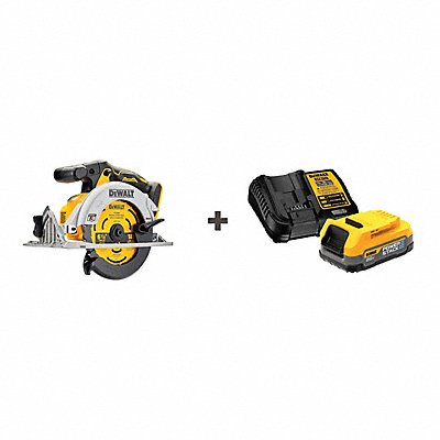 DEWALT DCS565BDCBP034C Circular Saw 20V DC 5/8 in Arbor