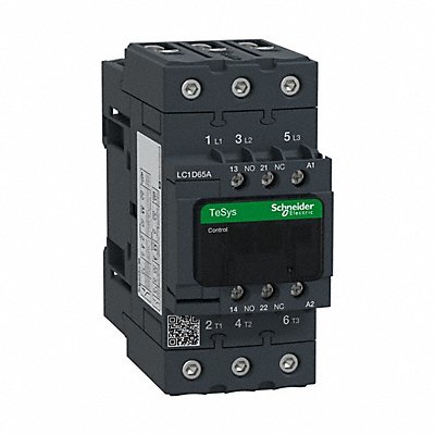 SCHNEIDER LC1D65AB7 G3477 IECMagneticContactor NonReversing 24VAC