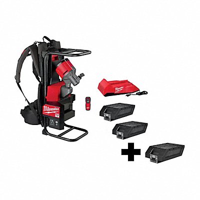MILWAUKEE MXF3712XCMXFXC406 MX FuelBackpack Concrete Vibrator Kit