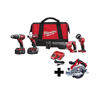 380FM3 MILWAUKEE 269624000000 M18 Combo Cmpt Hmr Dr/Swzl/1/4 Hex Imp