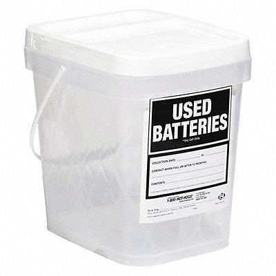PIG DRM136 Use Batt Container 9.75 Lx7.75 Wx9.625 H