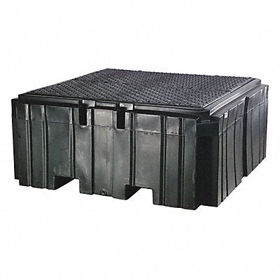 PIG PAK735BKWD IBC Spill Containment Pallet Blk w/Drain