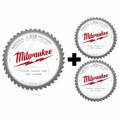 MILWAUKEE 4.84045154840451E+23 Circular Saw Blades 8 in Blade 42 Teeth